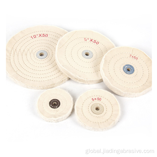 Cotton Buffing Wheels abrasive mop disc polishing cloth wheel without shank Supplier